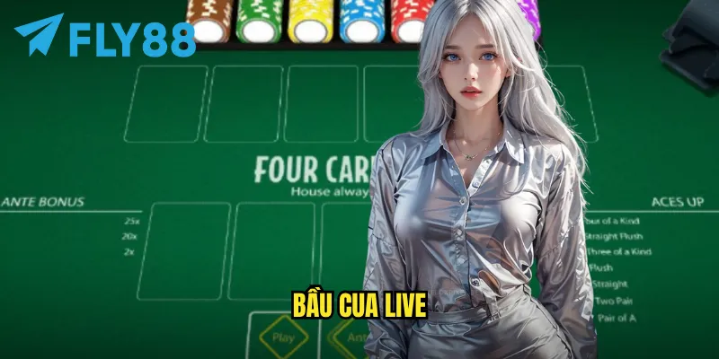 Bầu Cua Live fly88 - Lắc Xúc Xắc Trực Tiếp, Hồi Hộp Mỗi Giây 1 Bầu Cua Live