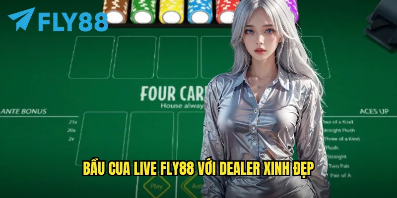 Bầu Cua Live fly88 - Lắc Xúc Xắc Trực Tiếp, Hồi Hộp Mỗi Giây 3 Bầu Cua Live fly88 với dealer xinh đẹp