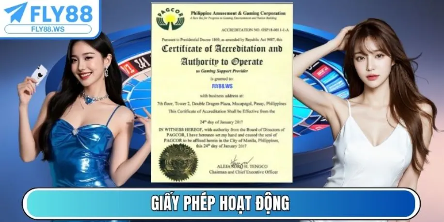 Giấy phép hoạt động